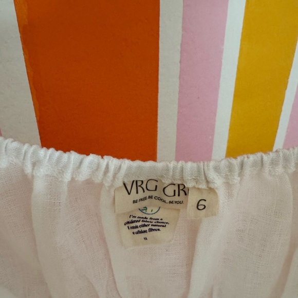 VRG GRL White Linen Mini Dress - Picture 2 of 2